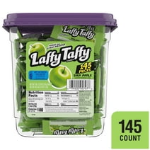 Laffy Taffy Sour Apple Candy, 0.34 oz, 145 Count
