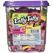 Laffy Taffy Sour Apple , Cherry, Strawberry & Banana Assorted Candy, 0.34oz (145 Count)