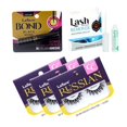thumbnail image 1 of Laflare 3D Russian (MAX) Volume Wispy, Fluffy, Dramatic, Lightweight, Handmade CC Curl Lashes 3 Packs with lash Adhesive and Remover All In One Complete Kit, 1 of 5