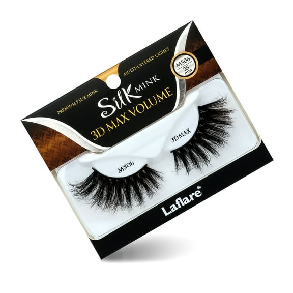 Laflare 3D SILK MINK MAX VOLUME FALSE EYELASH-MS06