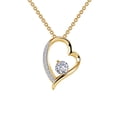 thumbnail image 1 of Lafonn Classic Sterling Silver 2 Tone Plated Simulated Diamond Necklaces 0.57 (0.57 CTTW), 1 of 5