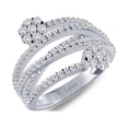 thumbnail image 1 of Lafonn Classic Sterling Silver Platinum Plated Lassire Simulated Diamond Ring (1.43 CTTW), 1 of 5