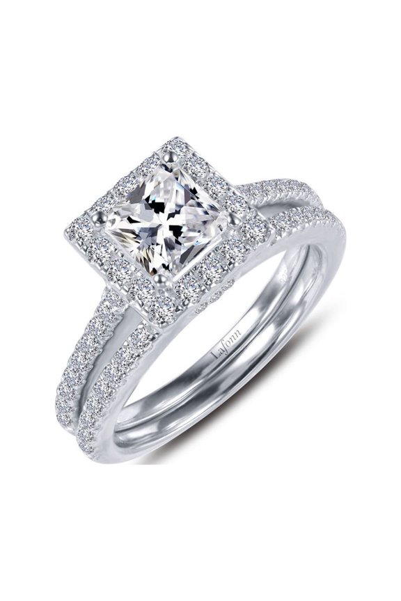 Rhonda Faber Green Sterling Silver Platinum Plated Lassire Simulated Diamond Ring (1.81 CTTW)