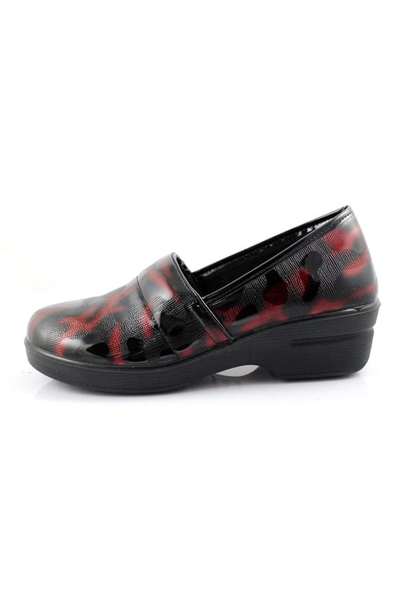 Laforst Women's Manmade Printed Upper Non-Slippery Clogs