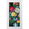 thumbnail image 1 of Lafrate, Sandra 10x18 White Modern Wood Framed Museum Art Print Titled - Baroque Flower Triptych II, 1 of 4