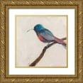 thumbnail image 1 of Lafrate, Sandra 20x20 Gold Ornate Wood Framed with Double Matting Museum Art Print Titled - Bird Profile I, 1 of 4