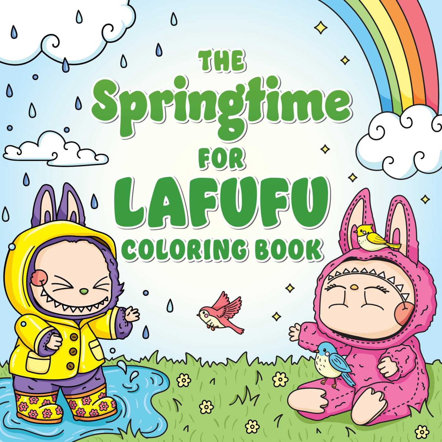 The Springtime for Lafufu Coloring Book, 96 pages (Paperback)
