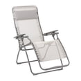 thumbnail image 1 of Lafuma Futura Zero Gravity Outdoor Steel Framed Lawn Recliner Chair, Seigle, 1 of 9
