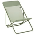thumbnail image 1 of Lafuma Maxi Transat Colorblock Foldable Reclining Deck Chair, Moss (2 Pack), 1 of 8