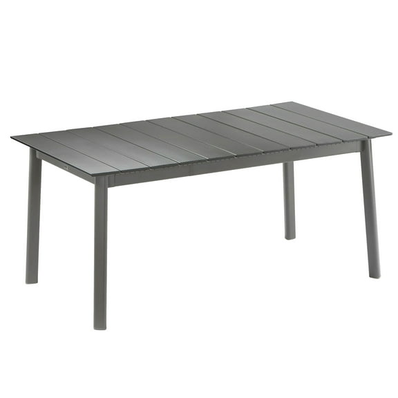 Lafuma ORON Extendable 6-8 Person Outdoor Aluminum Garden Table, Titanium