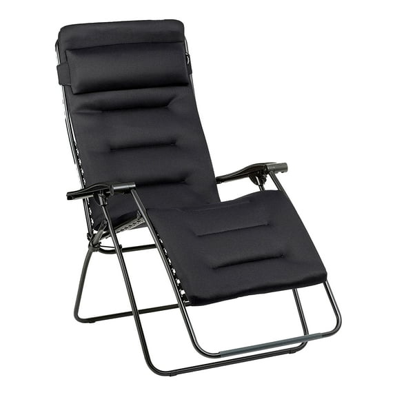 Lafuma R-Clip XL Alloy Steel Relaxation Zero Gravity Lounge Chair, Acier