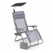 Lafuma Zen Edition Adjustable Relaxation Chair, Multi-Position Armchair, Grey