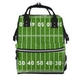 thumbnail image 1 of Lafuoo American Football Field2 Pattern Multifunctional Mommy Backpack, Large Capacity Multi-pocket Waterproof Backpack, Suitable for Women to Travel, Shopping-One Size, 1 of 6