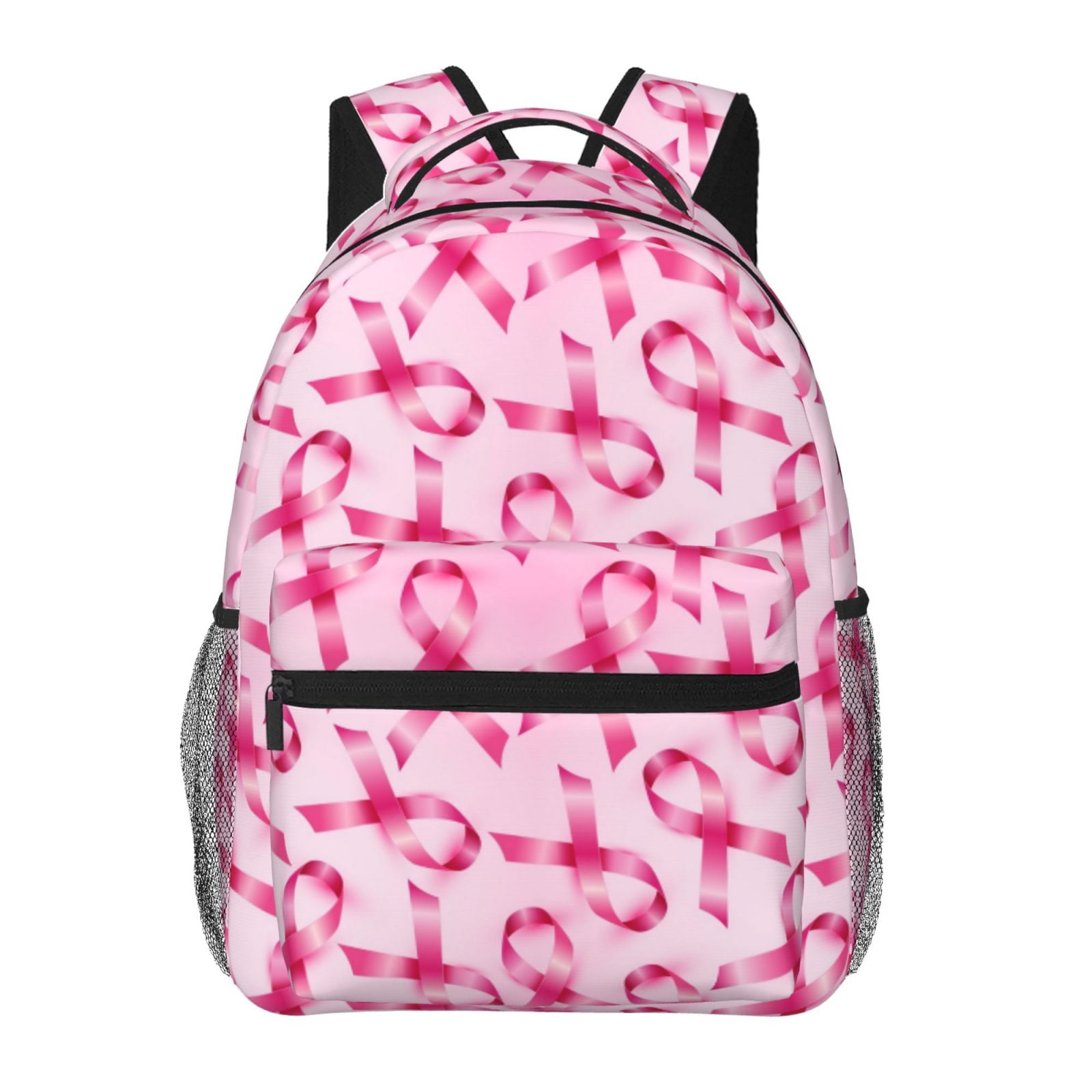 Lafuoo Breast Cancer Ribbons Awareness Pattern Casual Backpack ...