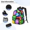 thumbnail image 1 of Lafuoo Colorful Easter Eggs1 Pattern Casual Backpack, Large Capacity Adjustable Shoulder Strap Computer Backpack, Unisex, Suitable for Campus, Business,Travel-One Size, 1 of 6