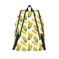 thumbnail image 1 of Lafuoo Corn On The Cob Pattern Canvas Backpack, Zipper Laptop Backpack Travel Bag Sports Bag Unisex-Medium, 1 of 5
