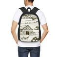 thumbnail image 1 of Lafuoo Farm Animals 2 Pattern Large Capacity Backpack, Durable Adjustable Straps Campus, Travel, Work Computer Backpack, Unisex-One Size, 1 of 7