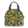 thumbnail image 1 of Lafuoo Fresh Orange Pattern Insulated Lunch Bag, Adjustable Shoulder Strap Handheld Crossbody Waterproof Lunch Bag, Unisex-One Size, 1 of 7