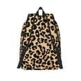 thumbnail image 1 of Lafuoo Leopard Print Pattern Canvas Backpack, Zipper Laptop Backpack Travel Bag Sports Bag Unisex-Small, 1 of 5