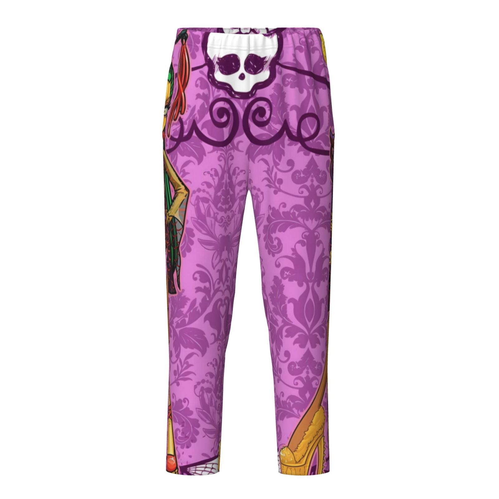 Lafuoo Monster High Pattern Youth Home Trousers, Elastic Waistband and ...