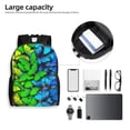 thumbnail image 1 of Lafuoo Multicolored Butterflies Pattern Single-sided Backpack, Waterproof with Computer Compartment, Suitable for Business, Travel, Sports-One Size, 1 of 6