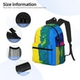thumbnail image 1 of Lafuoo Rainbow Colored Pattern Casual Backpack, Large Capacity Adjustable Shoulder Strap Computer Backpack, Unisex, Suitable for Campus, Business,Travel-One Size, 1 of 6