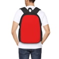 thumbnail image 1 of Lafuoo Red Pattern Large Capacity Backpack, Durable Adjustable Straps Campus, Travel, Work Computer Backpack, Unisex-One Size, 1 of 7
