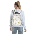 thumbnail image 1 of Lafuoo Watercolor Floral A Pattern Lightweight Backpack, Wear-resistant Multi-pocket Travel Backpack, Suitable for Work, Campus, Mountaineering, Unisex-One Size, 1 of 7