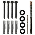 Lag Bolt Kit for Mounting A TV Into Wood Or Concrete includes Heavy