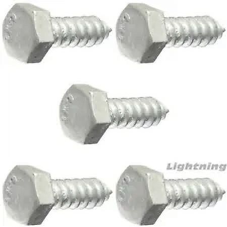 Fastenere 1/4 X 3 Lag Bolts Hex Head Galvanized Steel – Heavy Duty Wood Screws, Qty 100