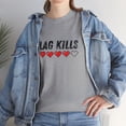 thumbnail image 1 of Lag Kills Funny Sarcastic Joke Gamer Online T-shirt Unisex Heavy Cotton Tee, 1 of 5