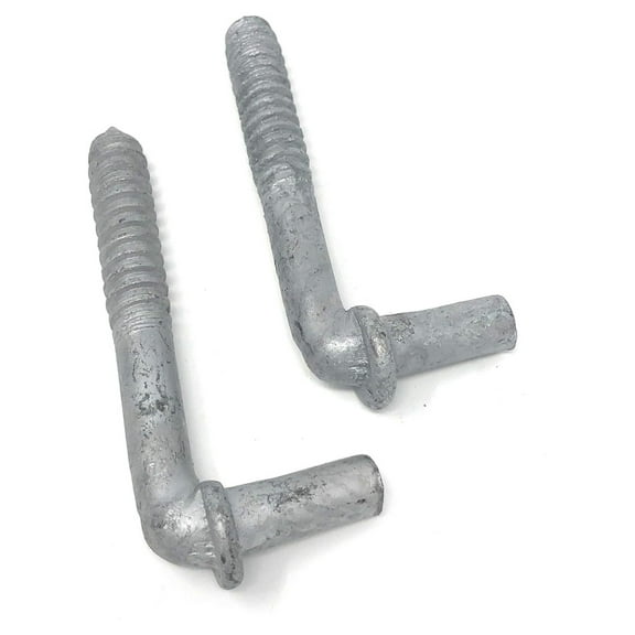 Lag Screw 2 Pc Pack Chain Gate Hinge 5/8" x 6"