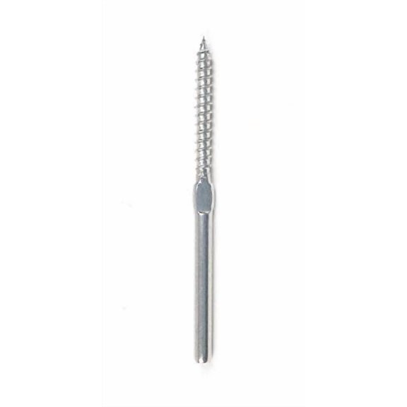 Lag Screw Stud Swage T316 Stainless Steel Cable Railing for 1/8" (20 PCS)
