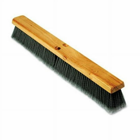 Lagasse BWK 20424 Push Broom Flagged 24 - Gray