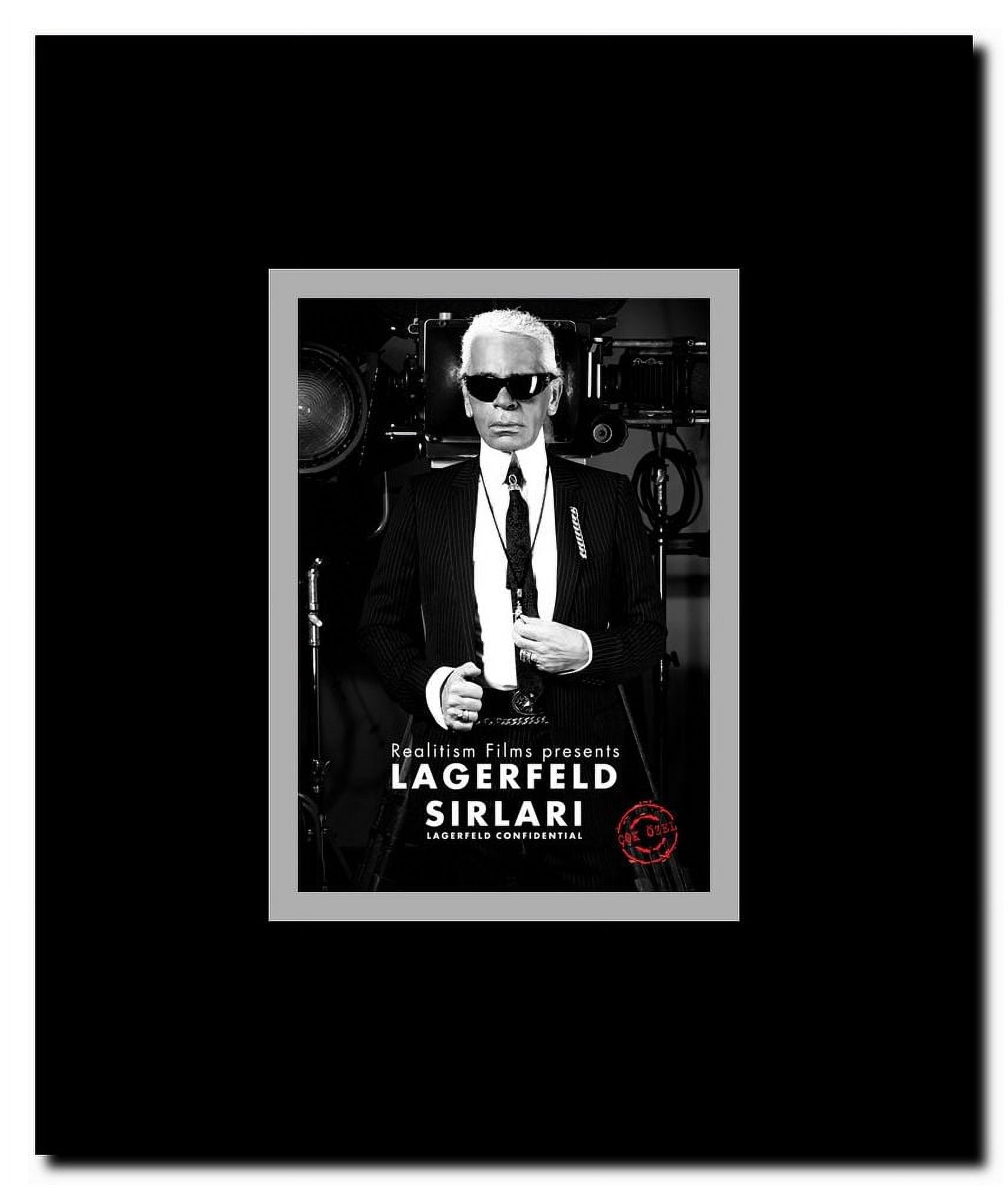 Lagerfeld Confidential Framed Movie Poster