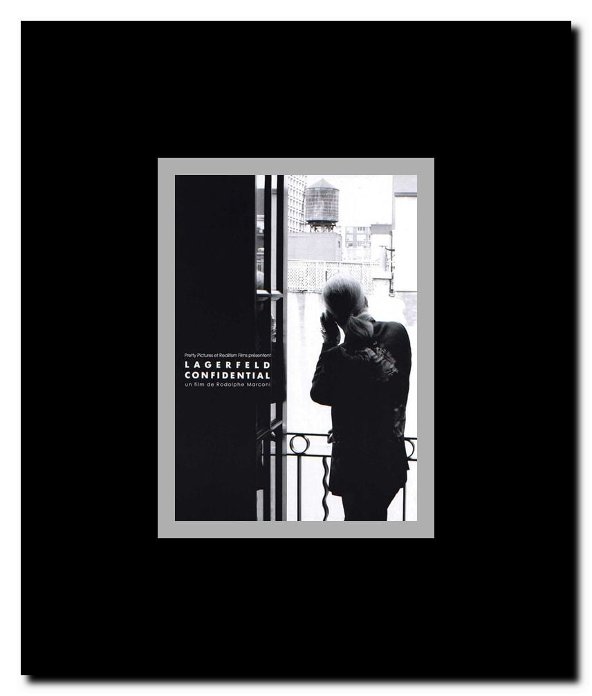 Lagerfeld Confidential Framed Movie Poster