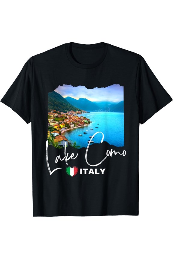 Lago Di Como Italia, Italy Lake Como T-Shirt, Unisex T-Shirt