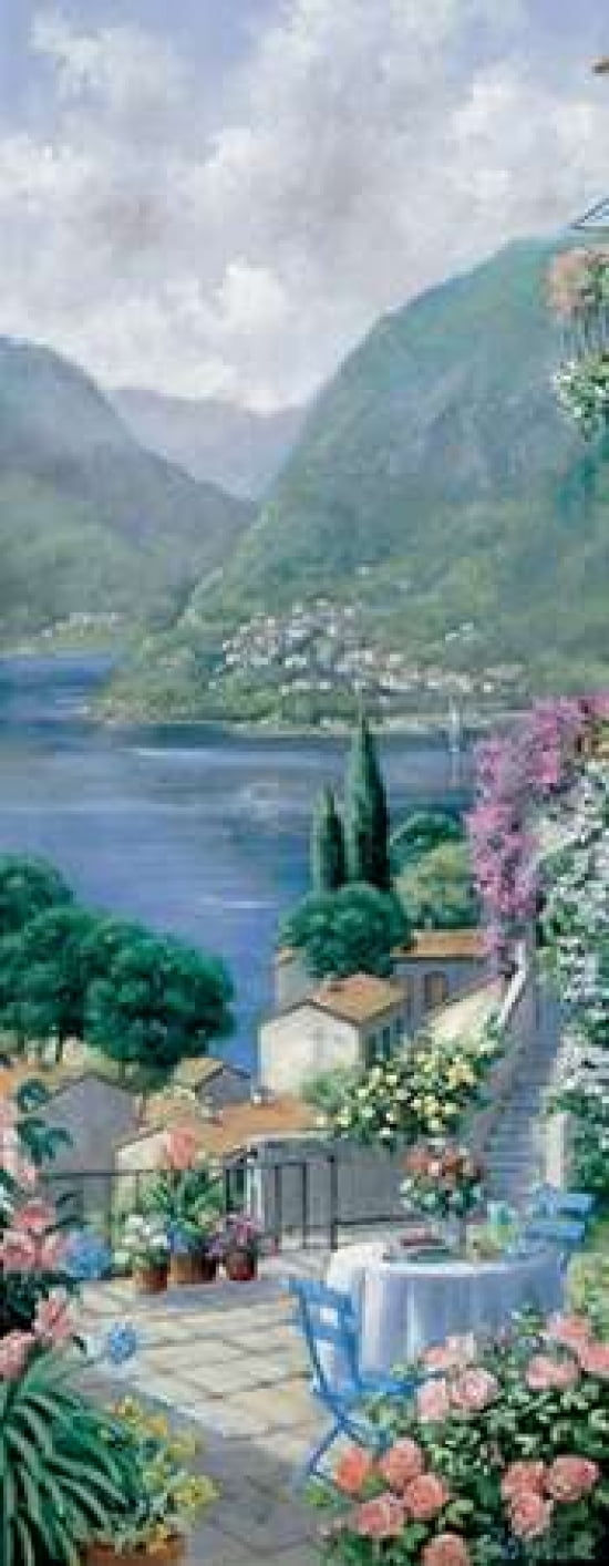 Lago Maggiore Canvas Art - Peter Motz (10 x 20)