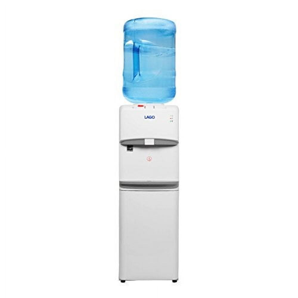 Lago Top Load Hot, and Cold Mini Water Cooler Dispenser Holds 3 to 5