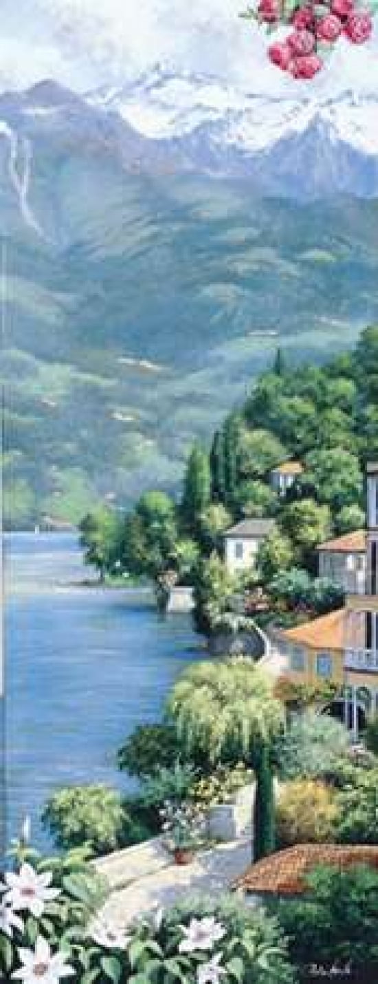 Lago di Como Canvas Art - Peter Motz (10 x 20)