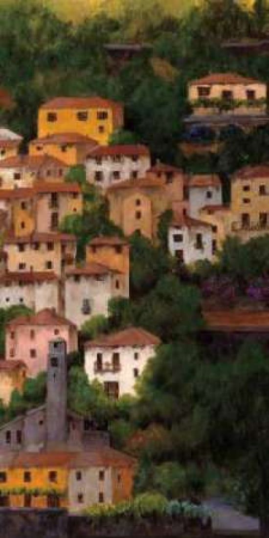 Lago di Como II Canvas Art - Montserrat Masdeu (24 x 48)