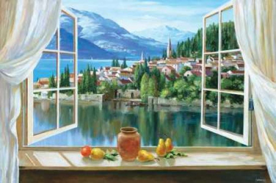 Lago di Fiori Canvas Art - Dante Lorenzo (24 x 36)