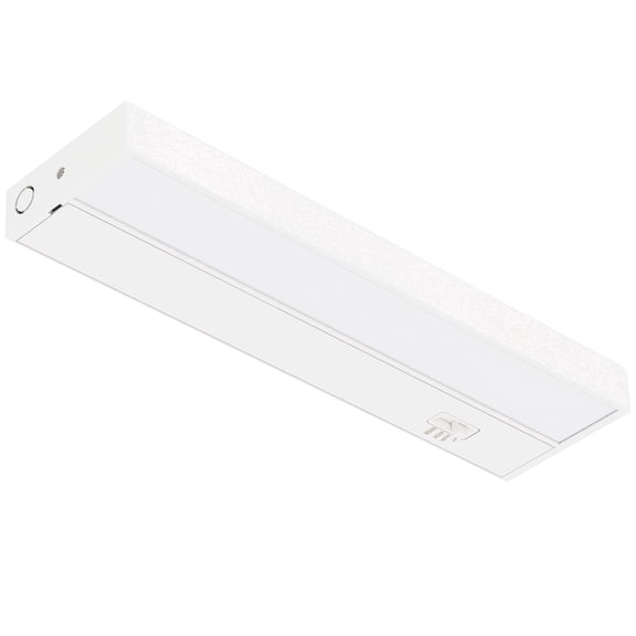 Lagom Luna 12-inch Hardwired Dimmable LED Under Cabinet Light, 3000K/4000K/5000K, White