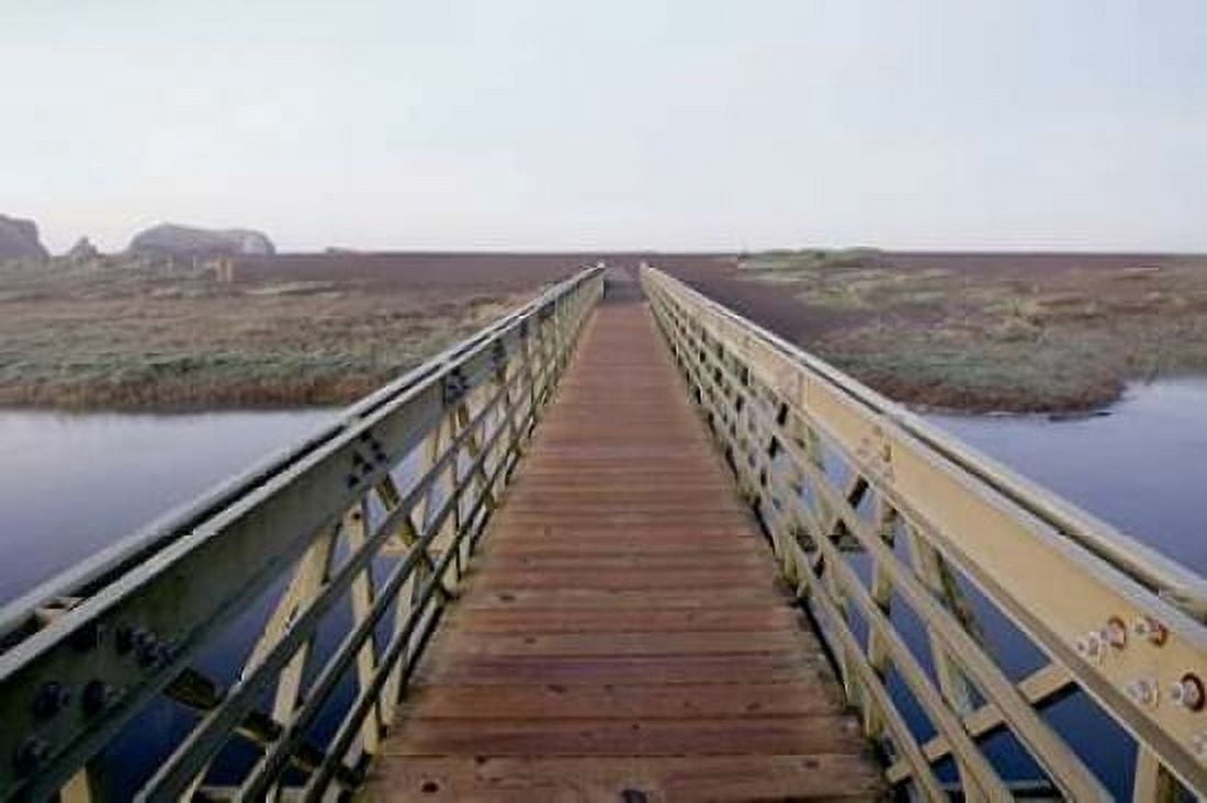Lagoon Bridge - 1 Canvas Art - Alan Blaustein (24 x 36)