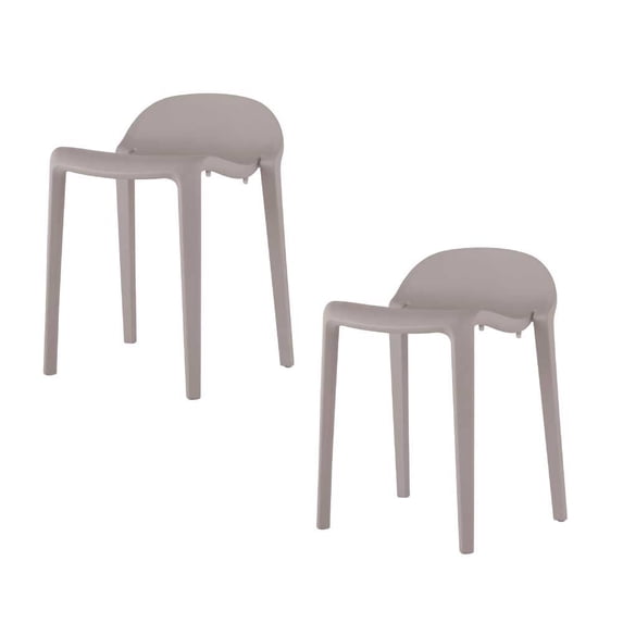 Lagoon Joyous Resin Stackable Short Stool Set of 2