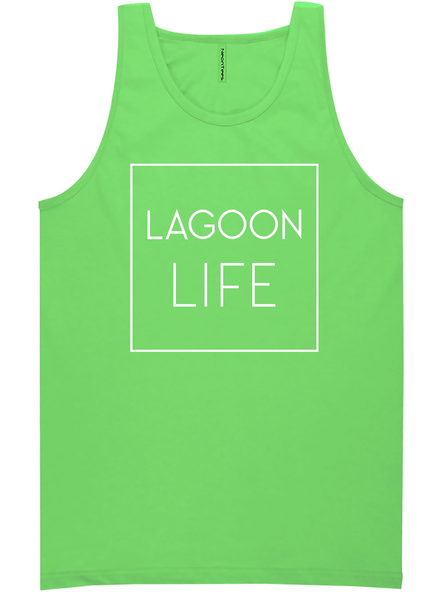 Lagoon Life Neon Tank Top