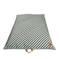 thumbnail image 1 of Big Joe Lux Lagoon Lounger Pool Float, Navy and Ivory Cape Stripe, Premier Mesh, Durable UV Protected Polyester Blend, No Inflation Needed, 1 of 7