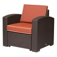 thumbnail image 1 of Lagoon Magnolia Rattan Club Chair with Cushion, 1 of 2