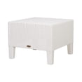 thumbnail image 1 of Strata Furniture Cielo Square All Weather Polypropylene End Table in White, 1 of 2