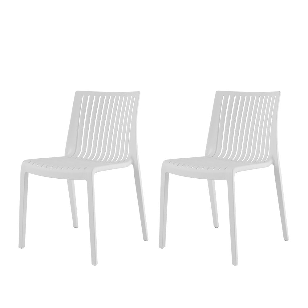 Lagoon Milos Stackable Side Chair Set of 2 - Walmart.com